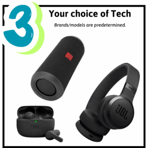 Prize #3 Choice of Tech